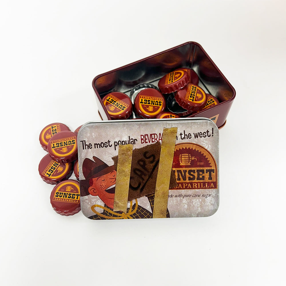 Fallout サンセット・サルサパリラ 缶入りキャップ