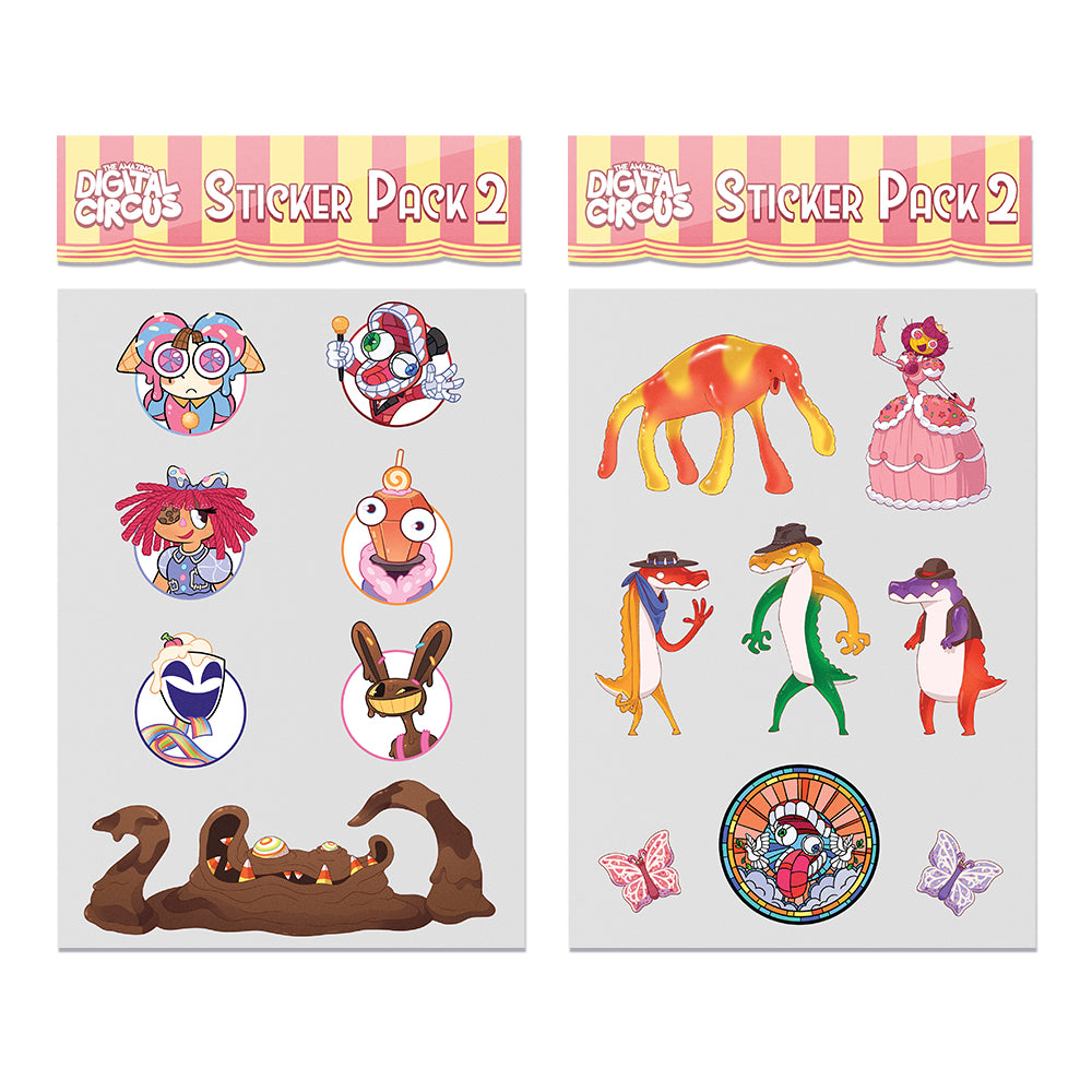 アメイジングデジタルサーカス ステッカー(2枚入り)vol.2