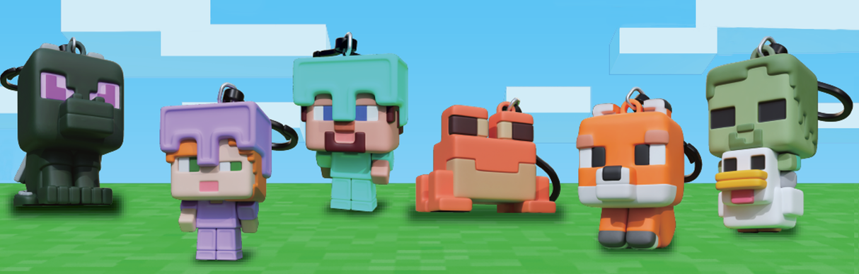 【予約商品】マインクラフト ブラインド立体ラバーキーホルダー(シリーズ2)