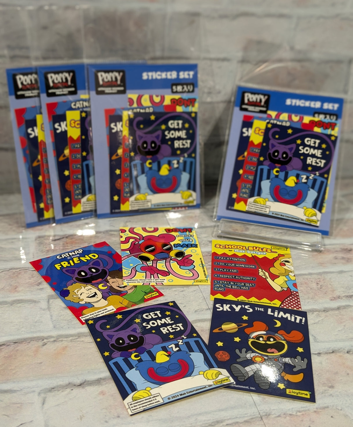 Poppy Playtime ダイカットステッカー(ポスター柄)