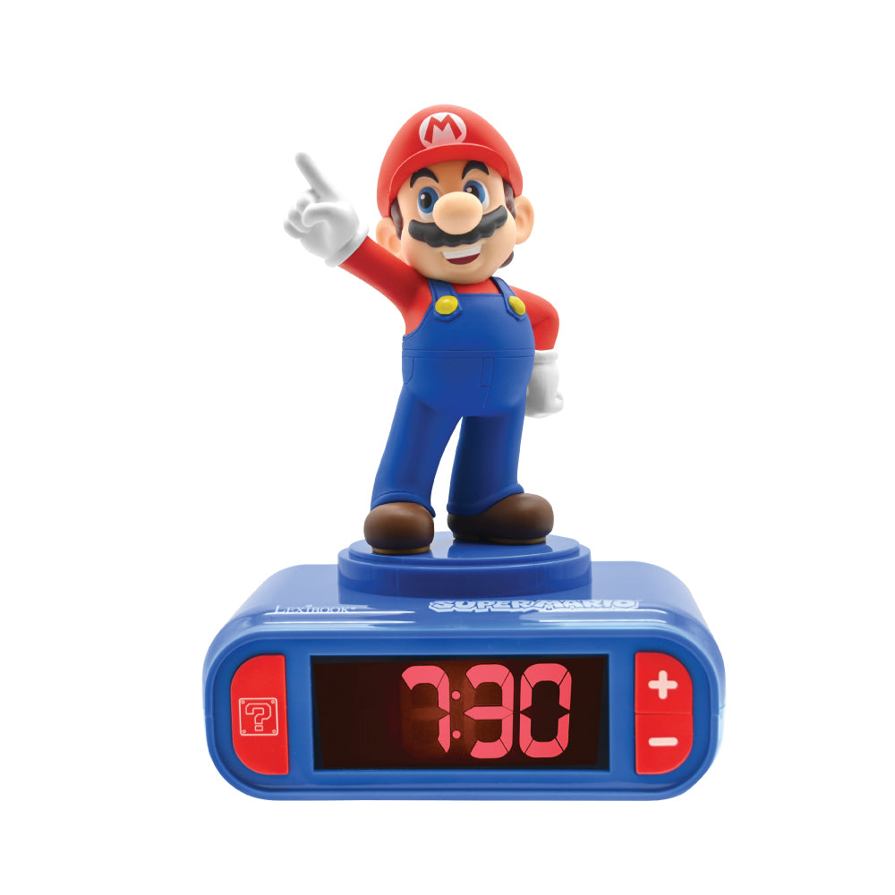 【予約商品】SUPER MARIO フィギュア目覚まし時計(マリオ)