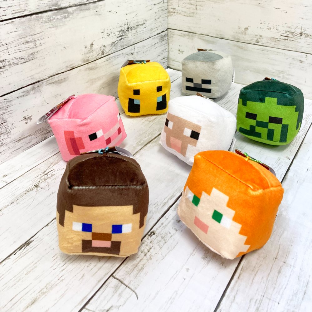 マインクラフト キューブボールチェーンマスコット