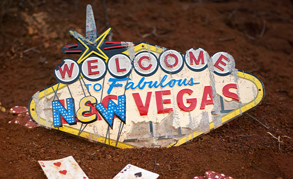 Fallout Welcome to New Vegas メタルサイン