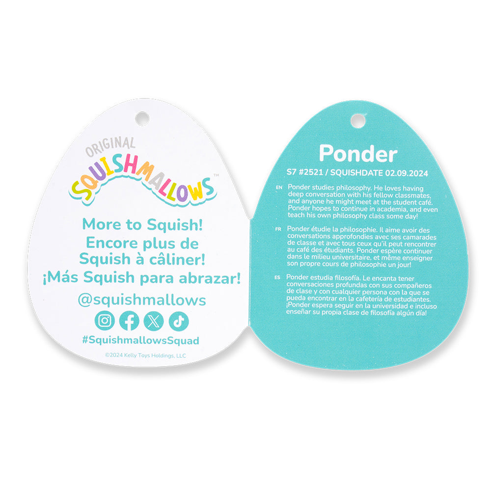 Squishmallows7.5インチぬいぐるみ (Ponder/ポンダー)