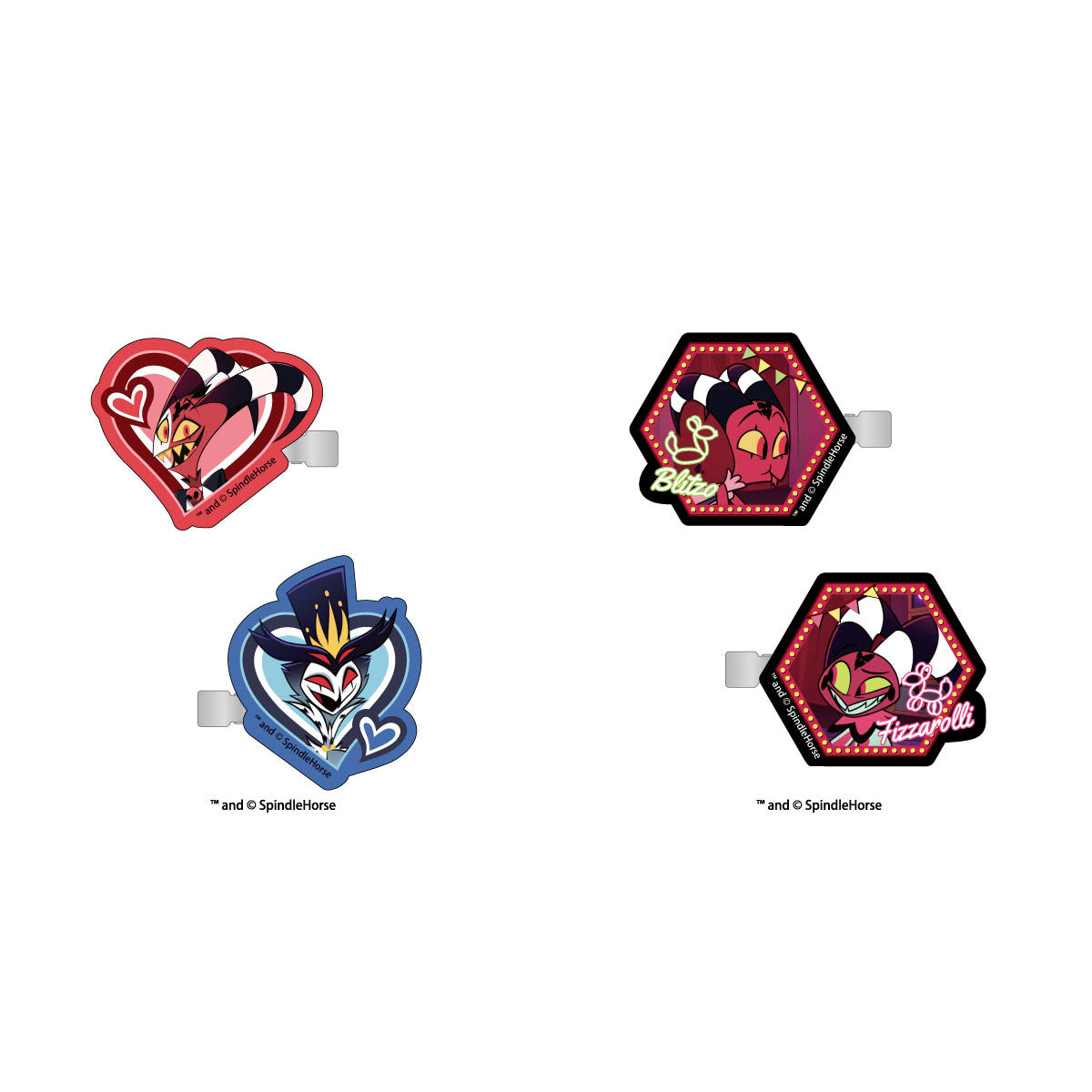 HELLUVA BOSS アクリルヘアクリップ(ブリッツ&ストラス/ブリッツォ&フィズ)