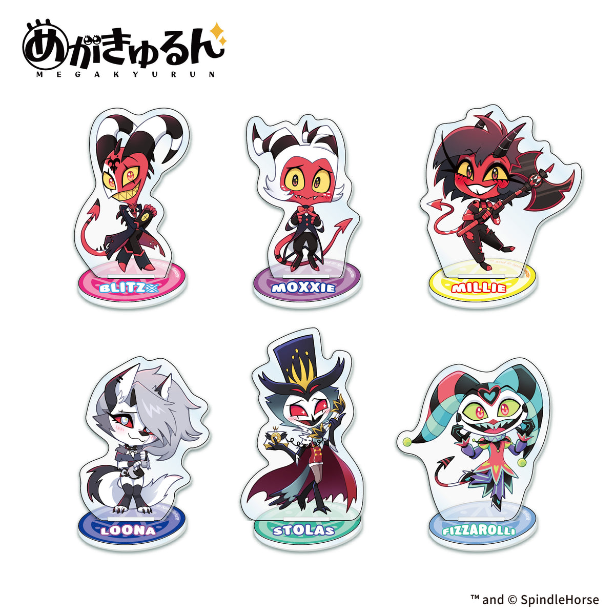 【予約商品】HELLUVA BOSS めがきゅるん トレーディングアクリルスタンド(全6種)