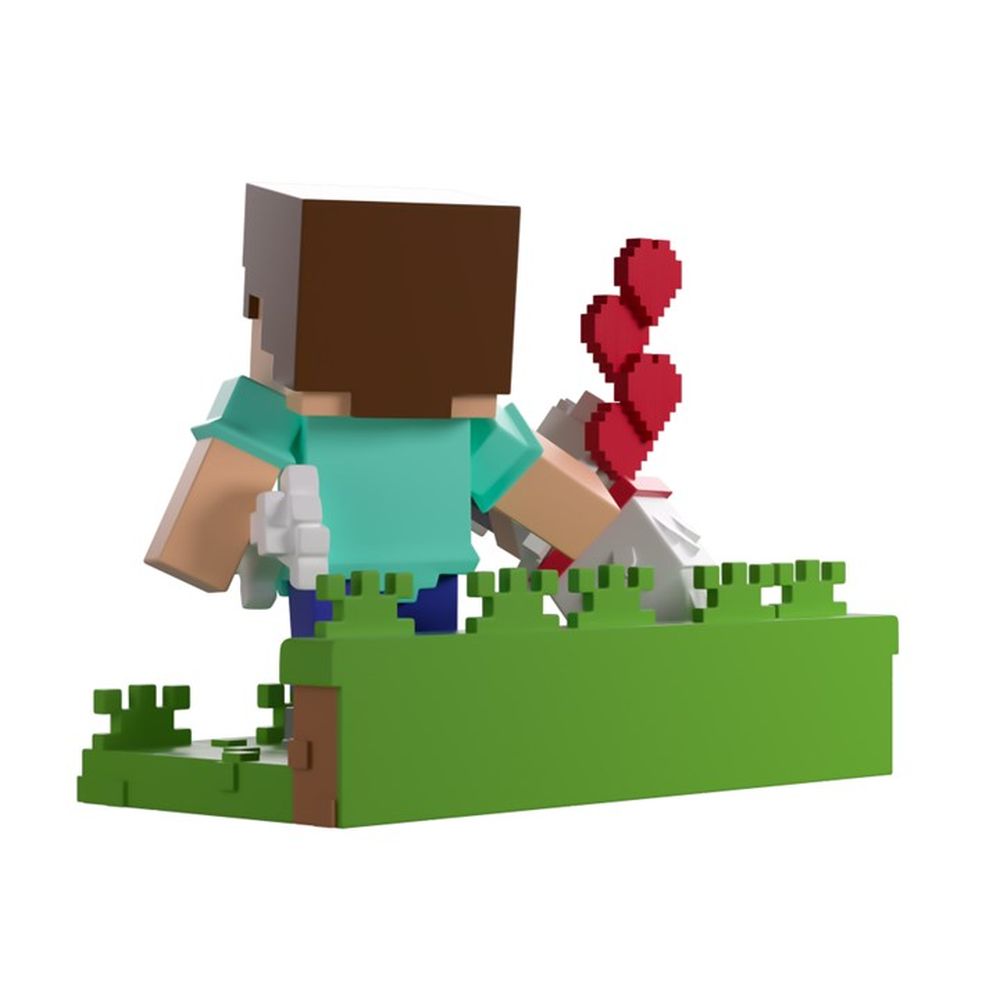 Youtooz マインクラフト フィギュア(スティーブ&オオカミ)