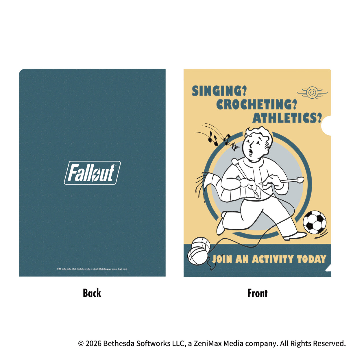 【予約商品】Fallout クリアファイル(Vault boy) A