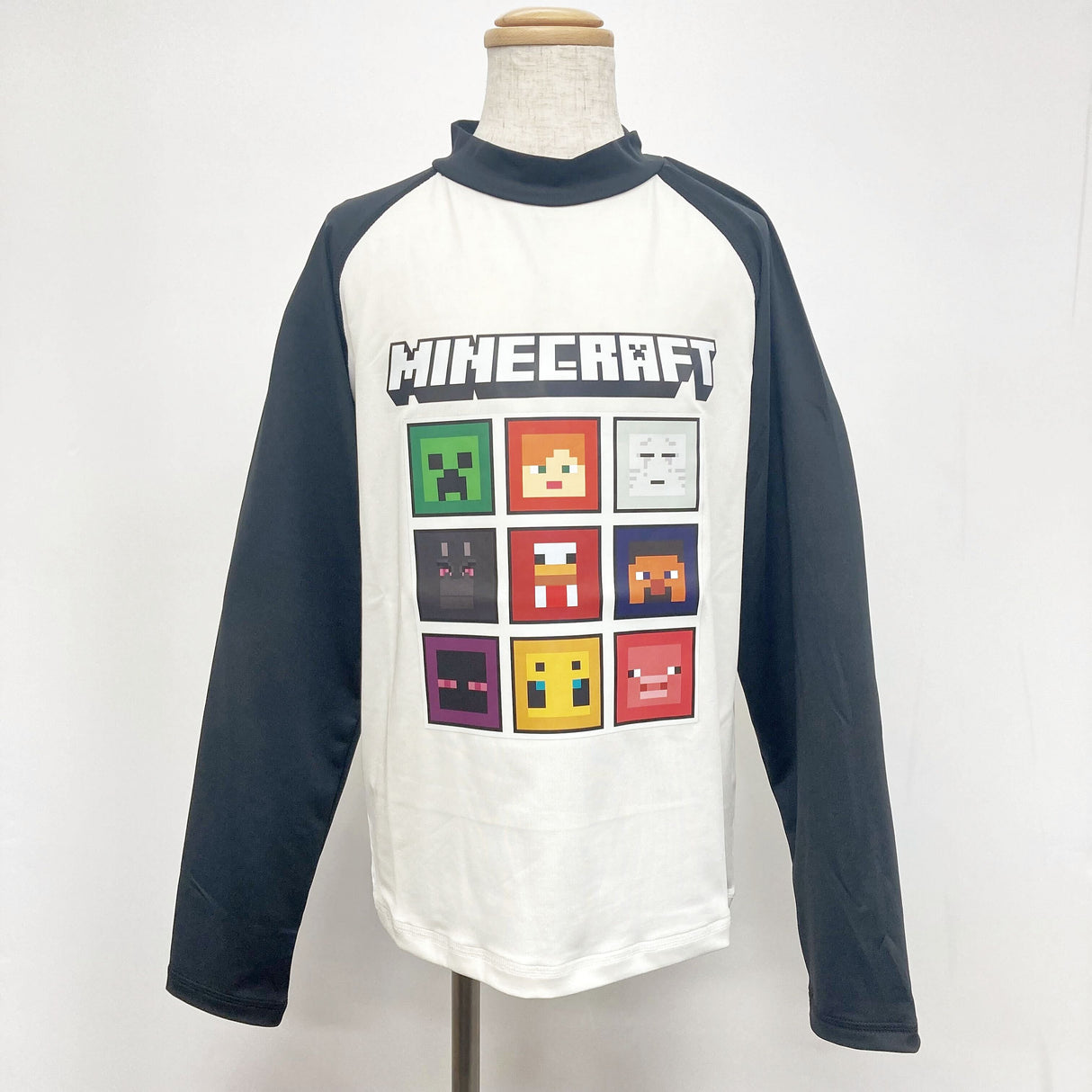 マインクラフト ピクセル柄ラッシュガード