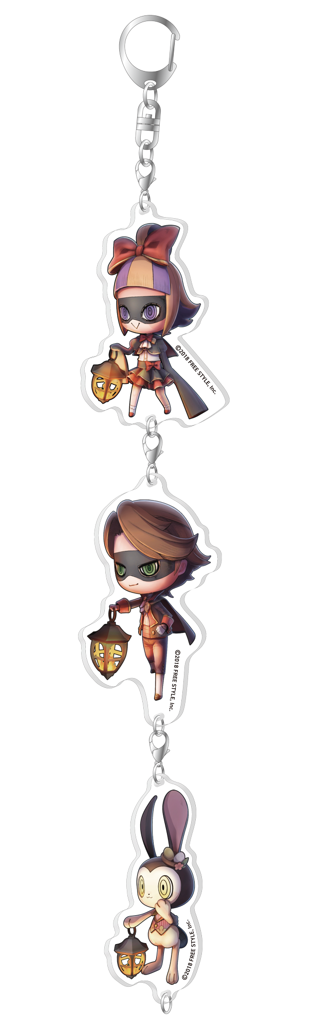 オバケイドロ! つながるアクリルキーホルダー (全13種類)