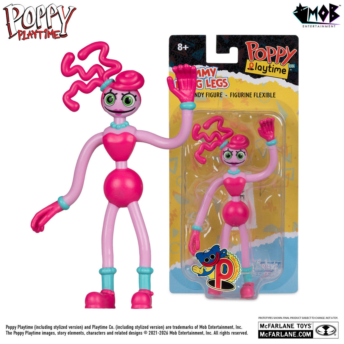 【予約商品】Poppy Playtime ベンダブルフィギュア 4.5インチ シリーズ2 マミーロングレッグス