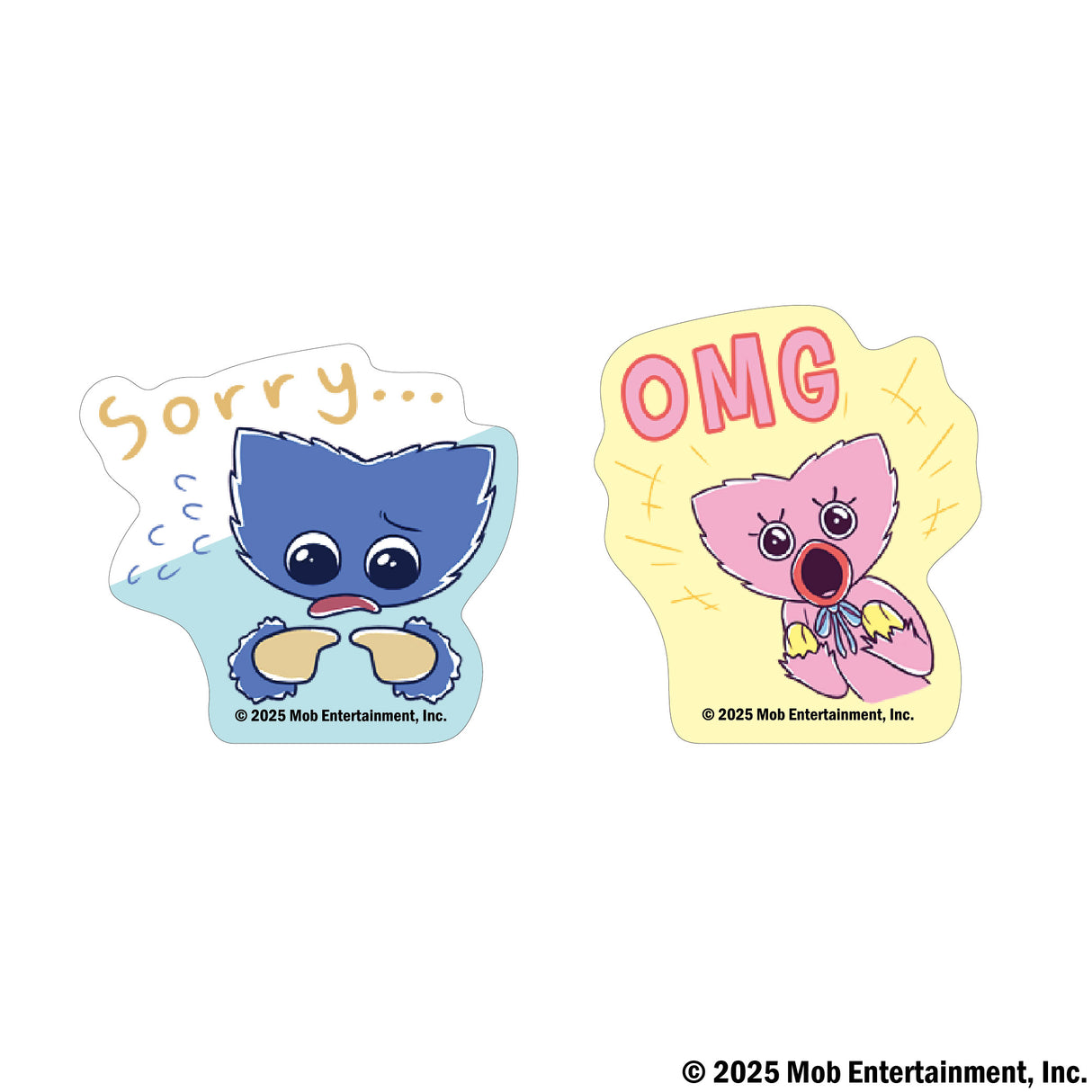 Poppy Playtime トレーディングダイカットステッカー(スタンプ柄)