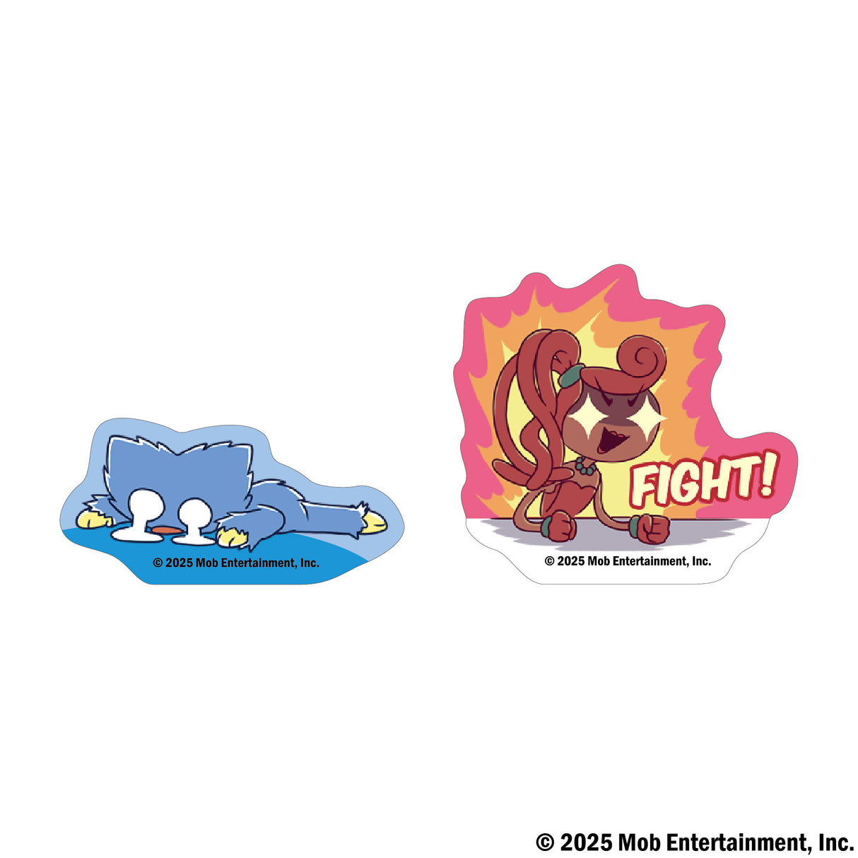 Poppy Playtime トレーディングダイカットステッカー(スタンプ柄)