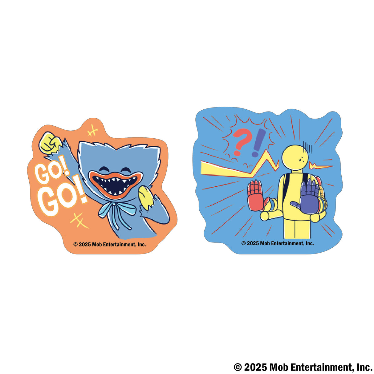 Poppy Playtime トレーディングダイカットステッカー(スタンプ柄)