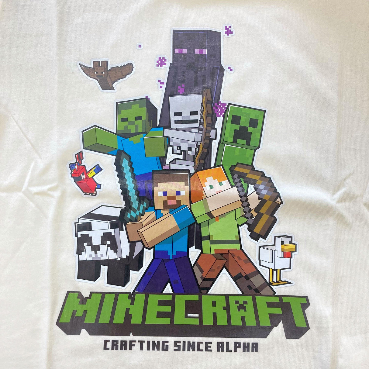 マインクラフト マイクラキャラ天竺接触冷感Tシャツ