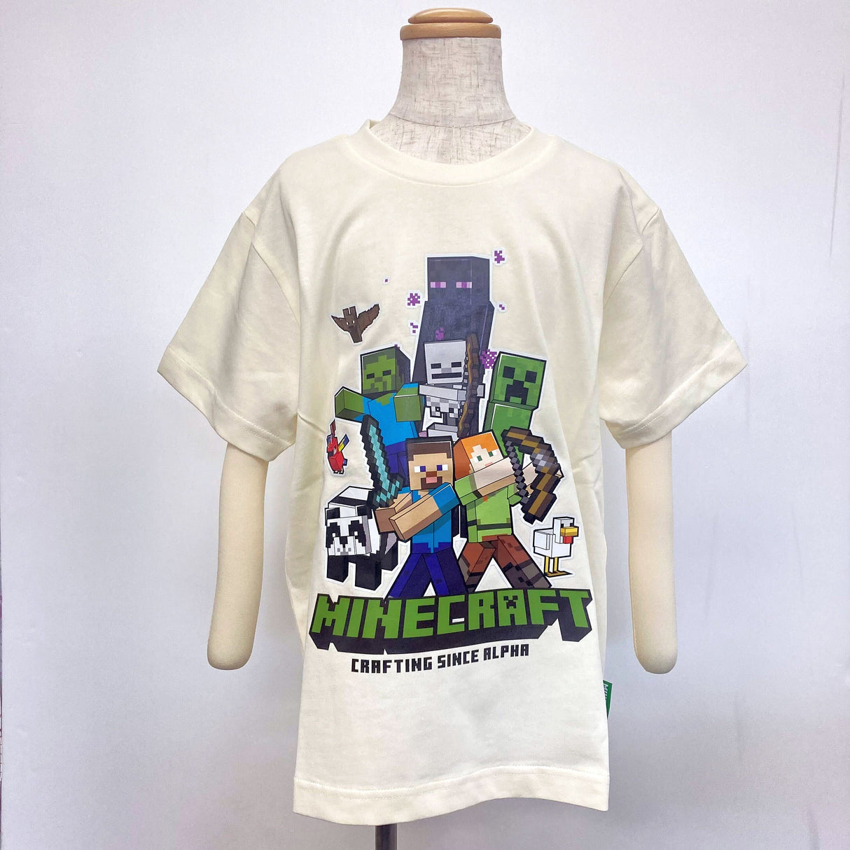 マインクラフト マイクラキャラ天竺接触冷感Tシャツ