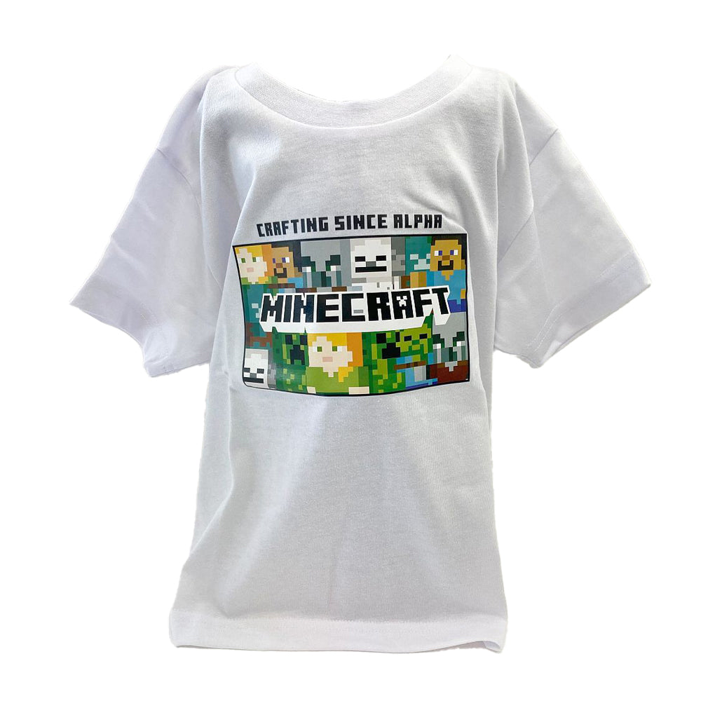 マインクラフト MINECRAFTロゴMC天竺Tシャツ