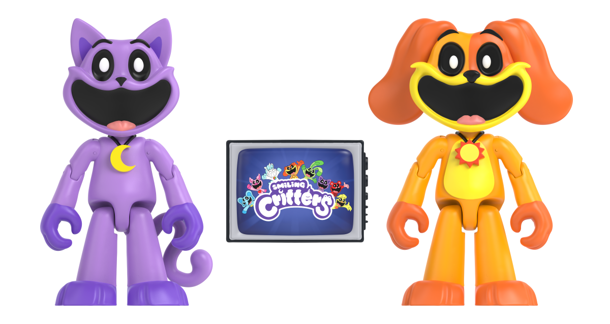 Poppy Playtime アクションフィギュア 2体セット(キャットナップ&ドッグデイ)