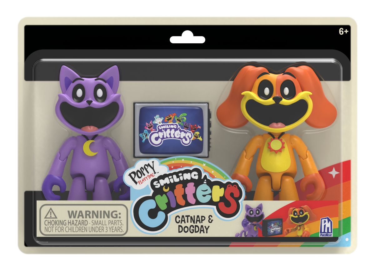 Poppy Playtime アクションフィギュア 2体セット(キャットナップ&ドッグデイ)
