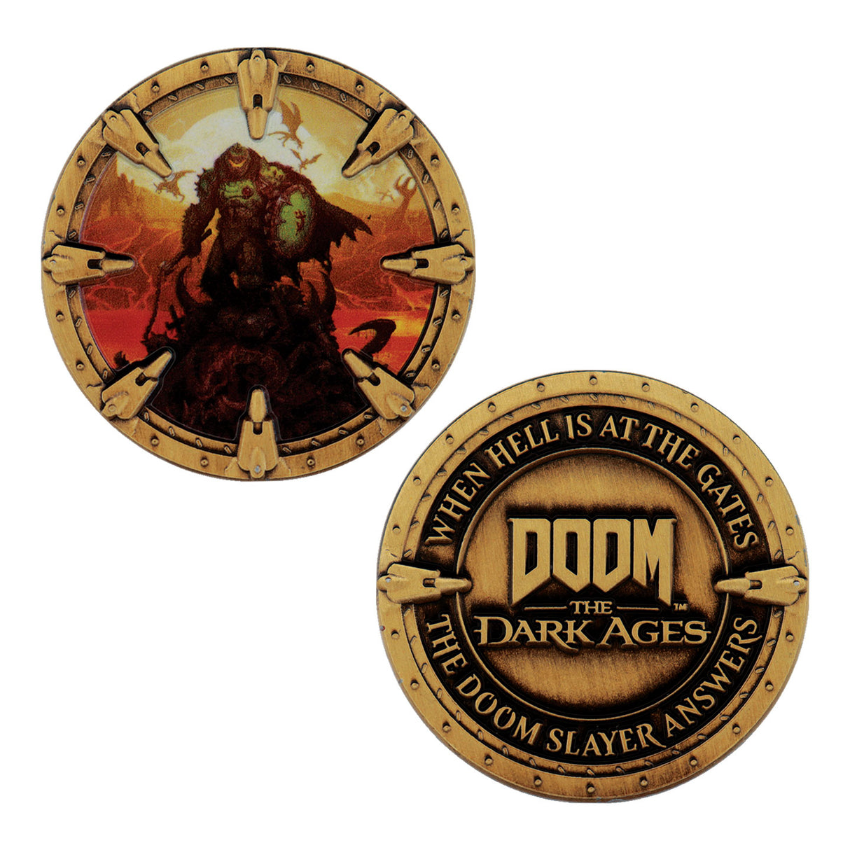 【予約商品】DOOM The Dark Ages コイン(シリアルナンバー入り)