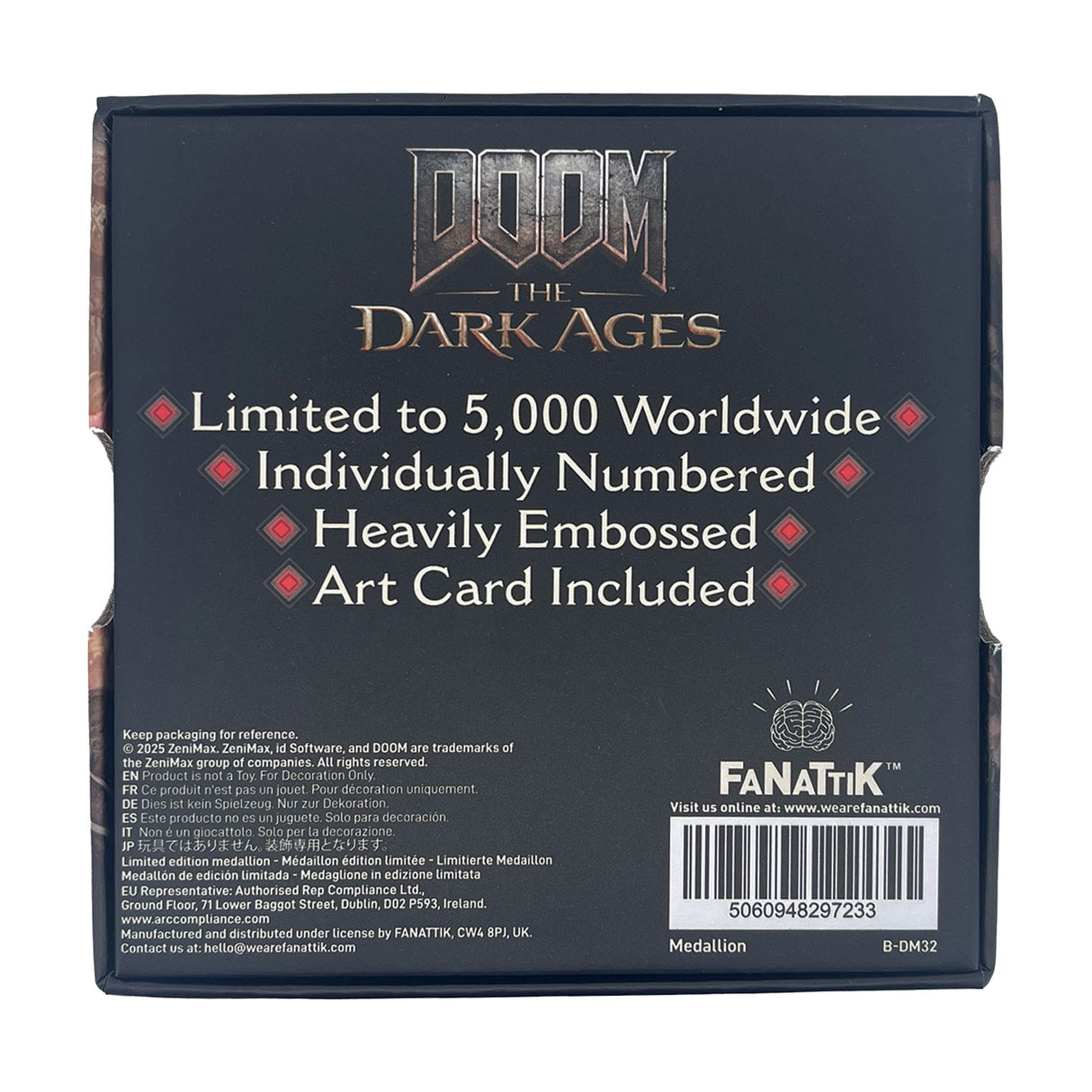 【予約商品】DOOM The Dark Ages シールドソーメダリオン (シリアルナンバー入り)