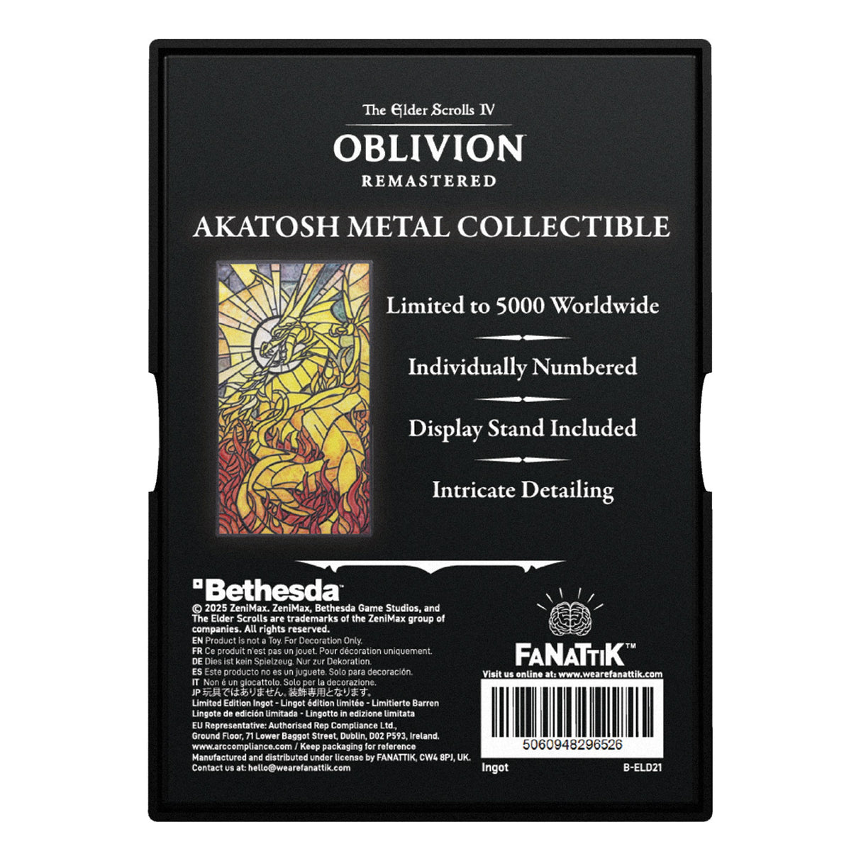 The Elder Scrolls IV: Oblivion アカトシュインゴット(シリアルナンバー入り)