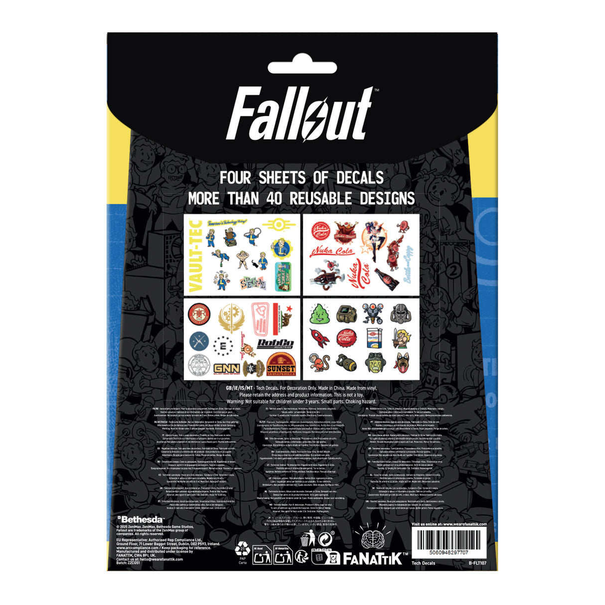 Fallout デカールステッカー(4枚入り)