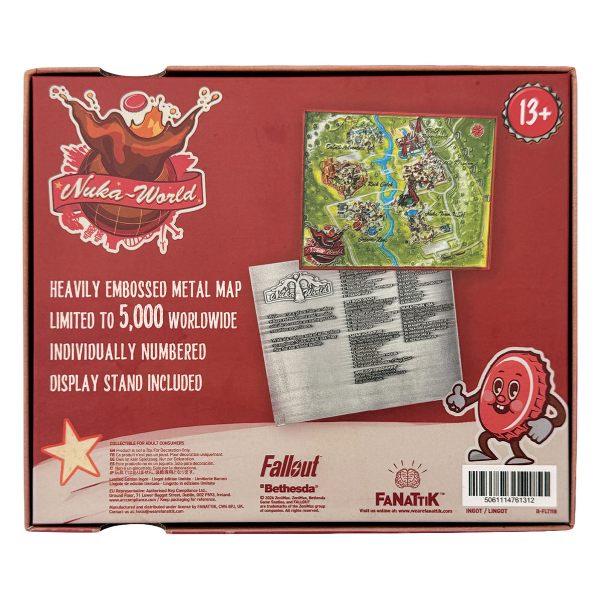 【予約商品】Fallout 限定版ヌカ・ワールド メタルマップ(シリアルナンバー入り)