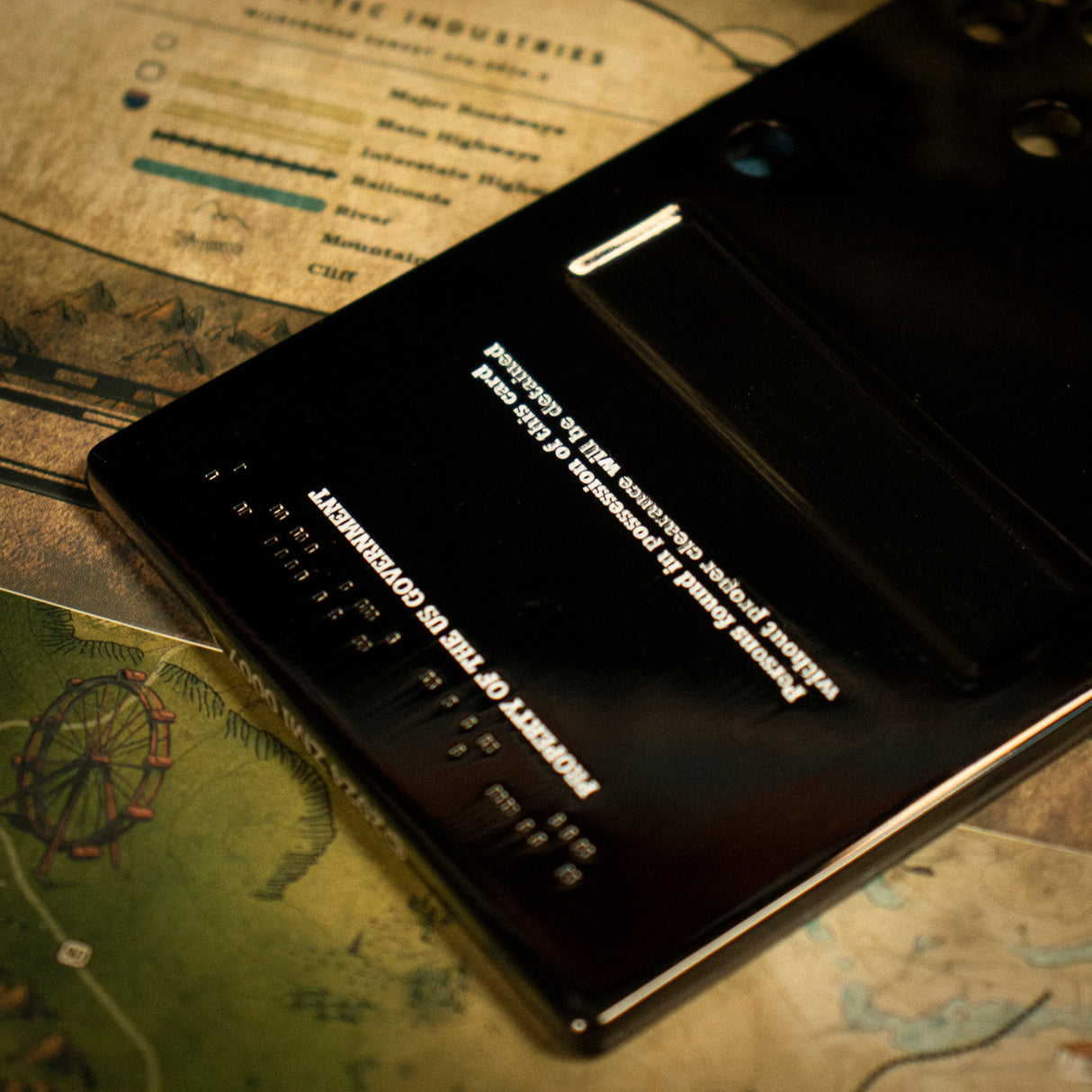 Fallout 76 ニュークリア・キーカード レプリカ(シリアルナンバー入り)