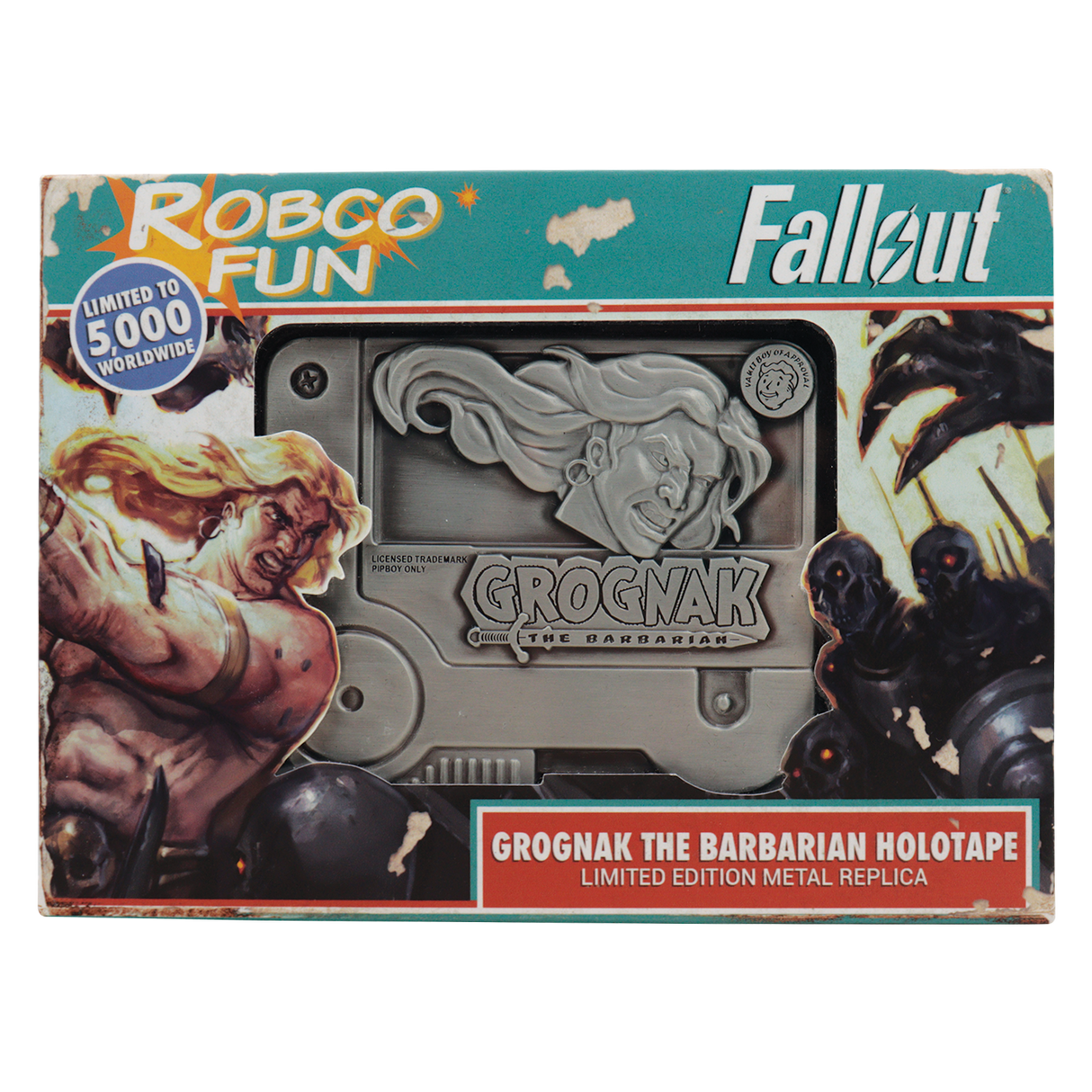 Fallout グロッグナック・ザ・バーバリアン ホロテープ レプリカ(シリアルナンバー入り)