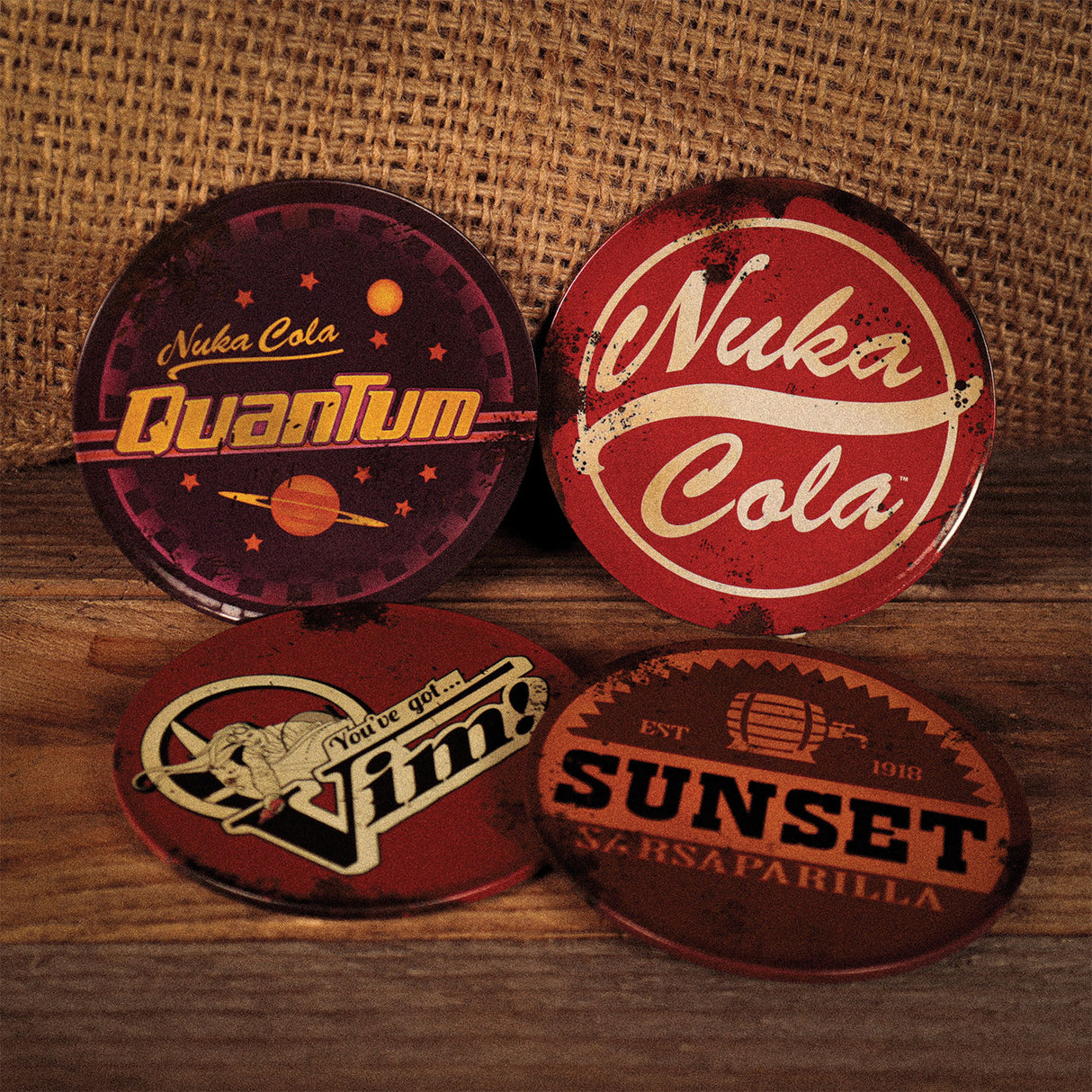 Fallout メタルコースター4枚セット