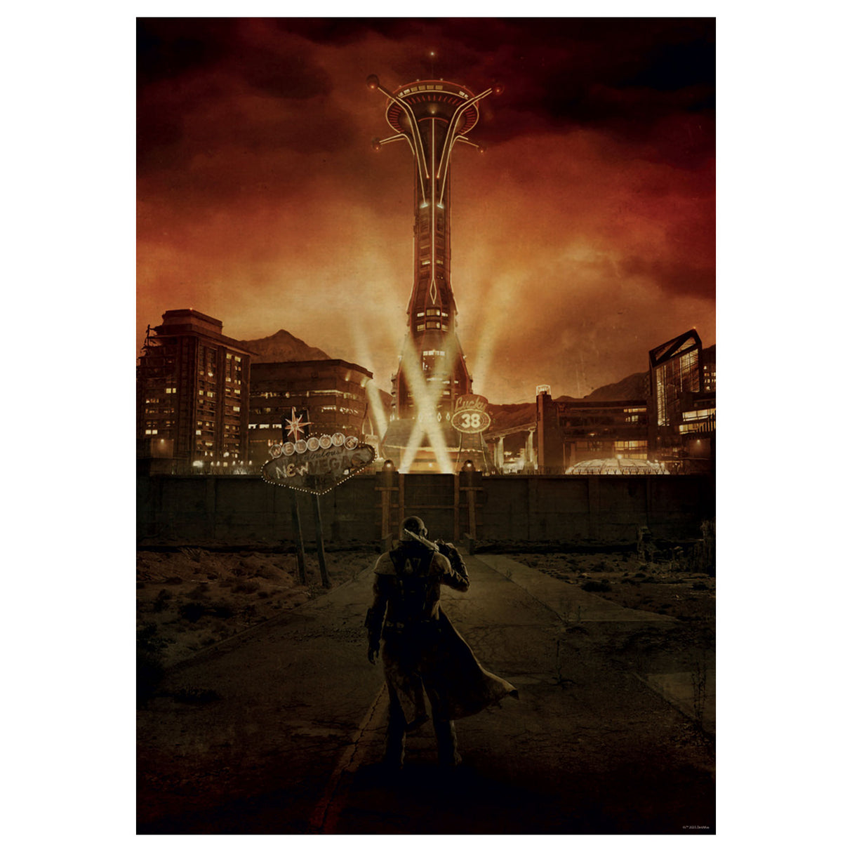 【予約商品】Fallout New Vegas A3ポスター(シリアルナンバー入り)