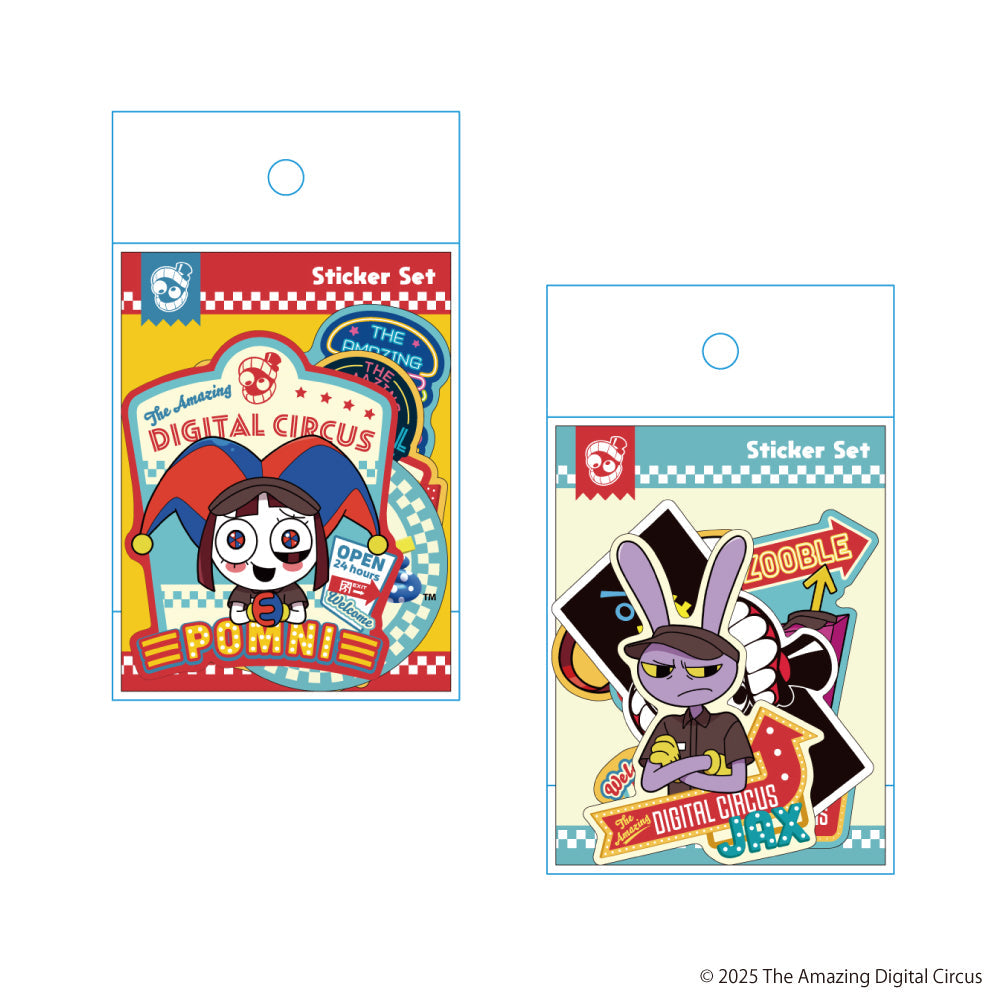 アメイジングデジタルサーカス ダイカットステッカー C/D(Episode4)