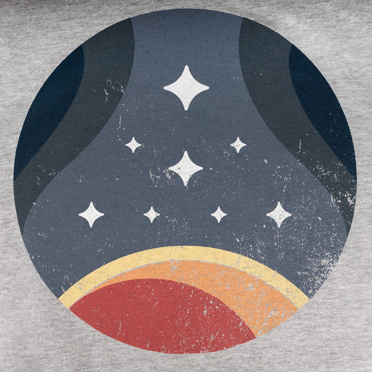 Starfield コンステレーションレトロロゴTシャツ(グレー)