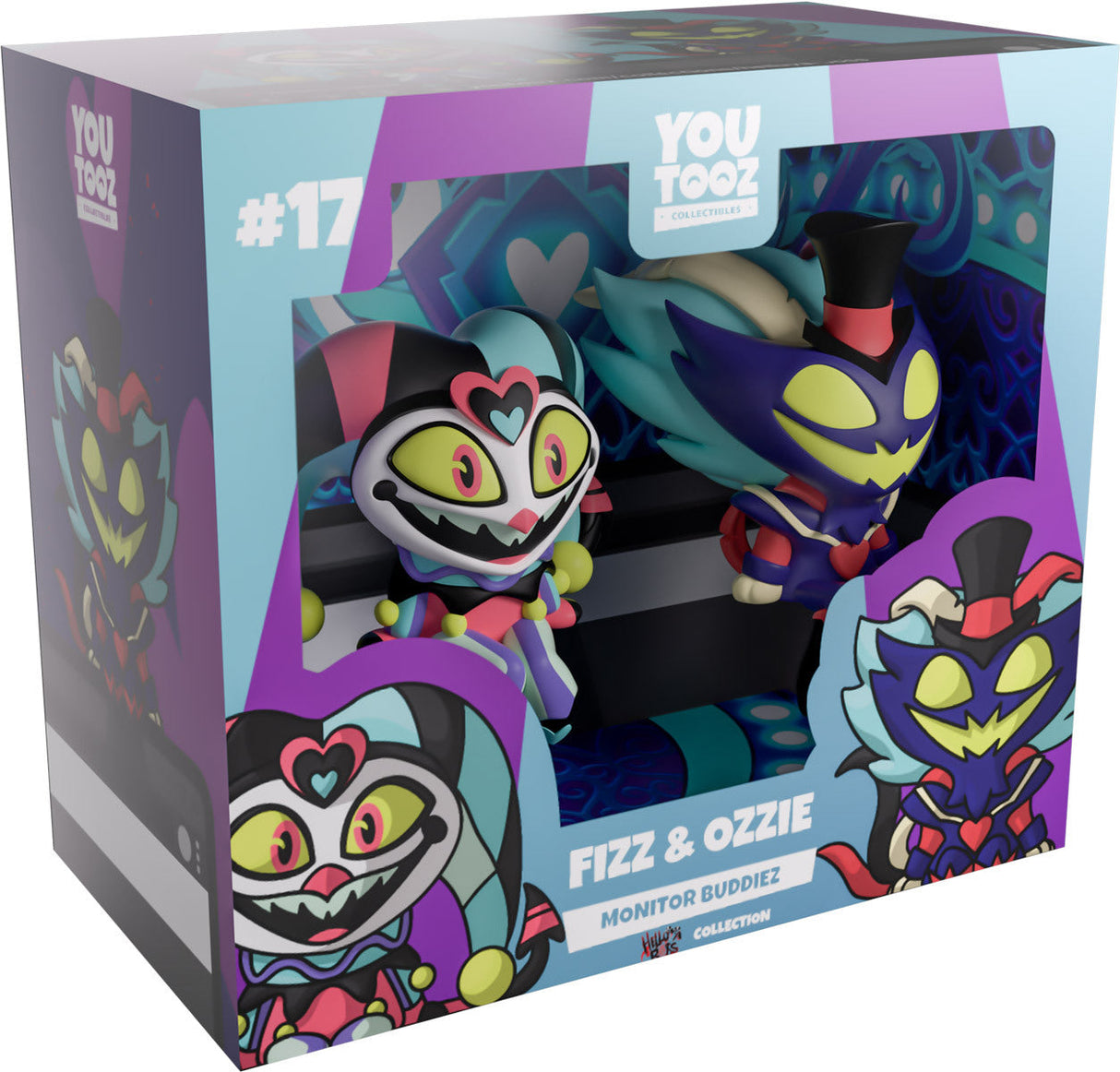 【予約商品】Youtooz HELLUVA BOSS モニターフィギュア 2体セット (フィッツァローリ & オジー)