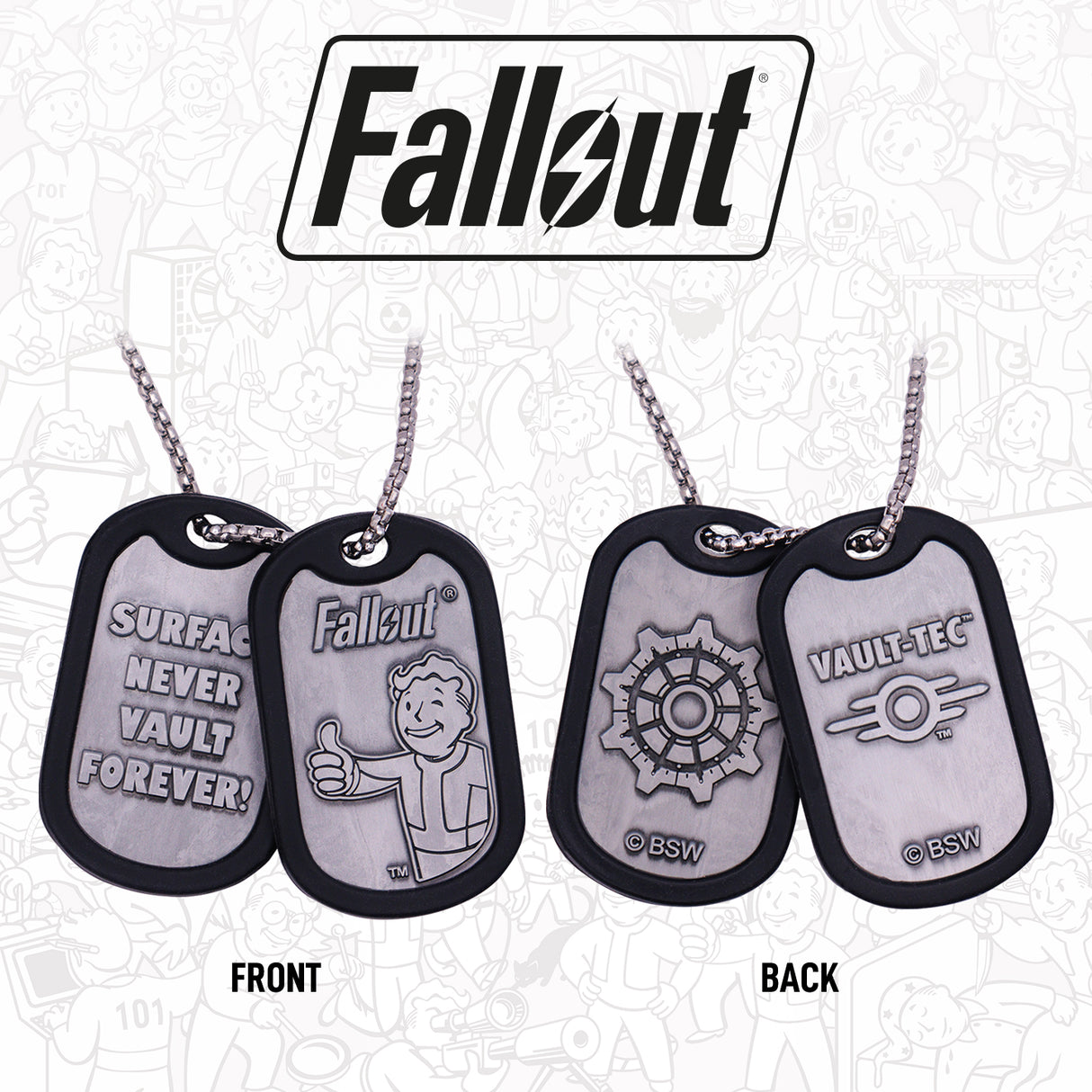 Fallout メタルドッグタグ