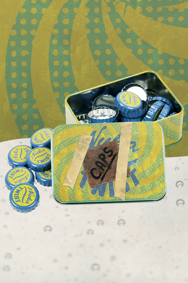 Fallout ヌカ・コーラ・ツイスト 缶入りキャップ