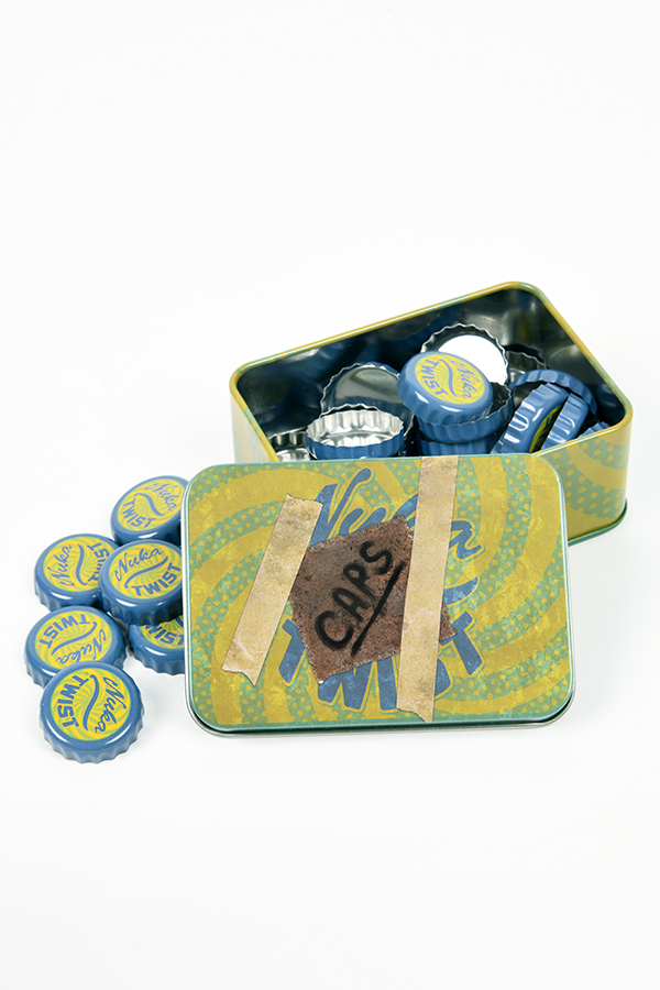 Fallout ヌカ・コーラ・ツイスト 缶入りキャップ