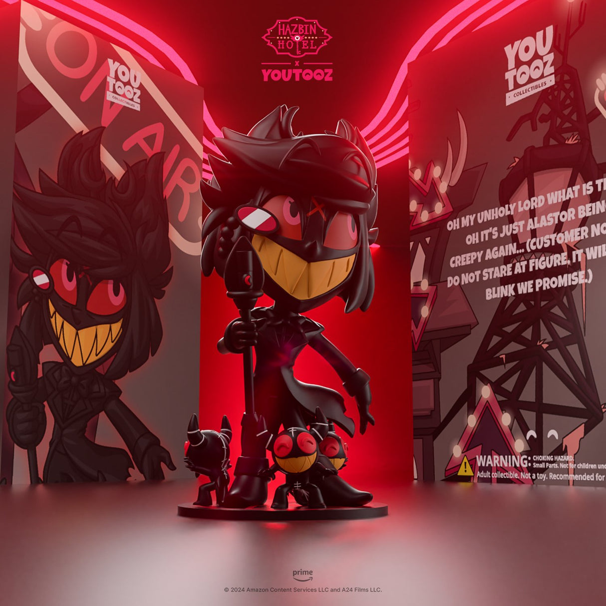 Youtooz Hazbin Hotel フィギュア (ラジオ・デーモン・アラスター)