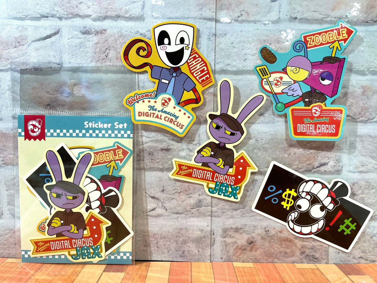 アメイジングデジタルサーカス ダイカットステッカー C/D(Episode4)