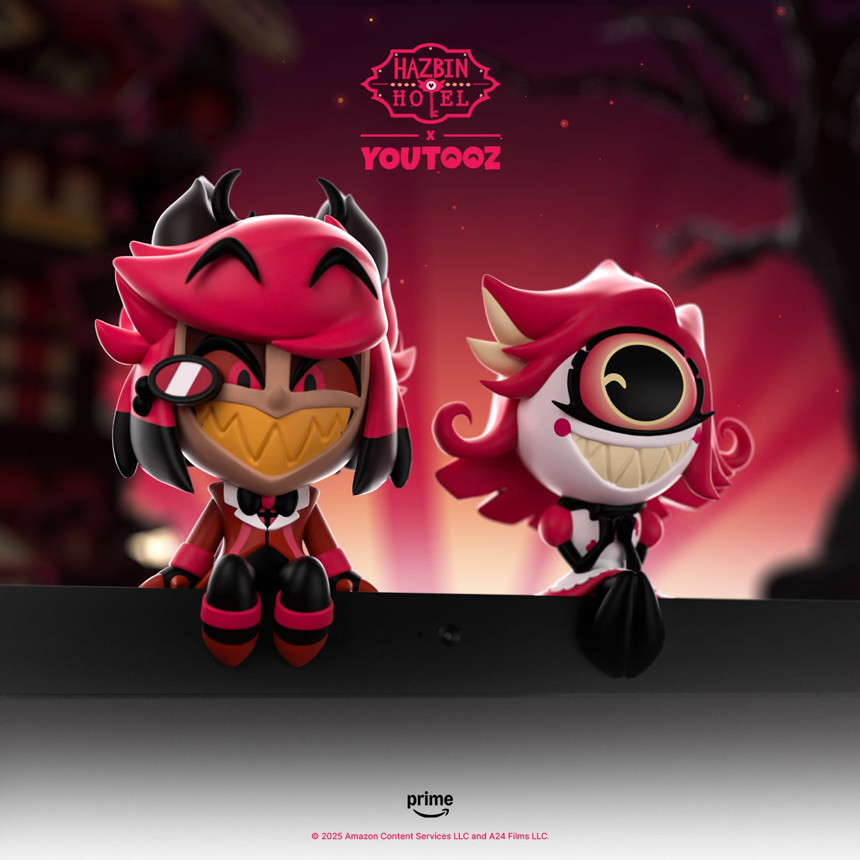 Youtooz Hazbin Hotel モニターフィギュア 2体セット (アラスター&ニフティ)