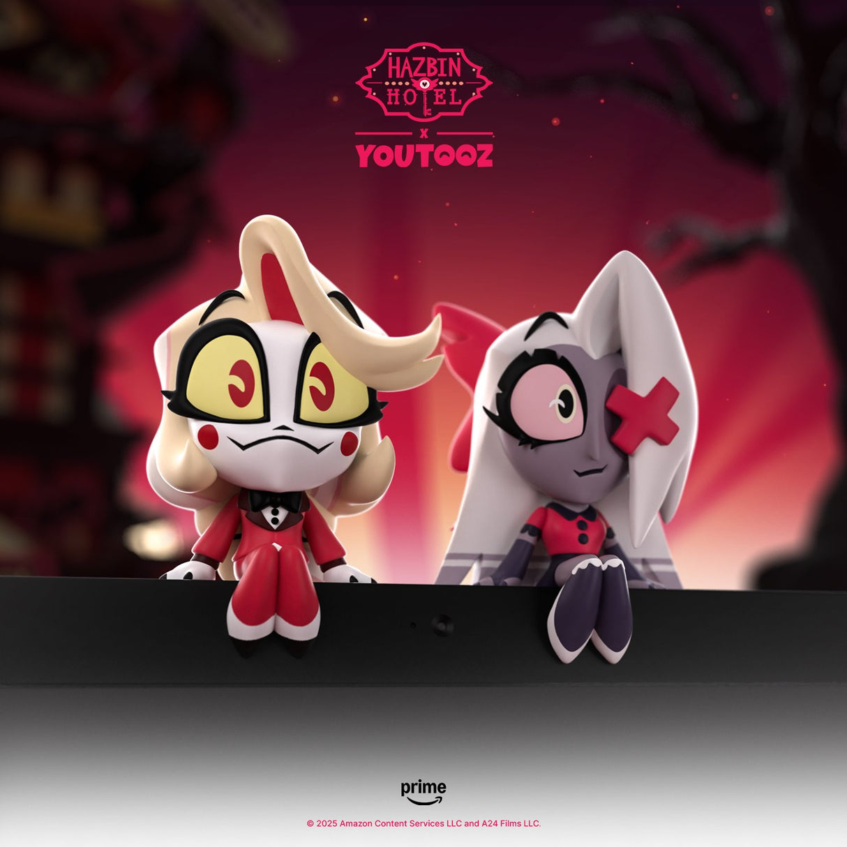 Youtooz Hazbin Hotel モニターフィギュア 2体セット (チャーリー&ヴァギー)