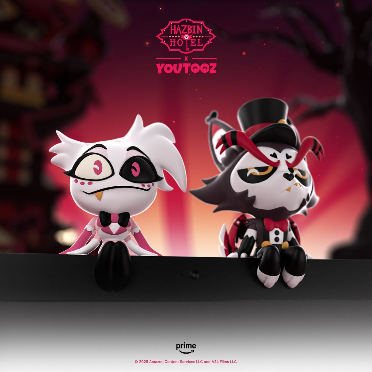 Youtooz Hazbin Hotel モニターフィギュア 2体セット(エンジェル・ダスト&ハスク)