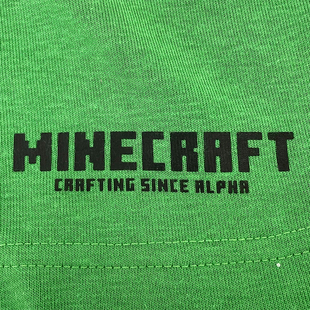 マインクラフト クリーパー天竺・裏毛上下セット