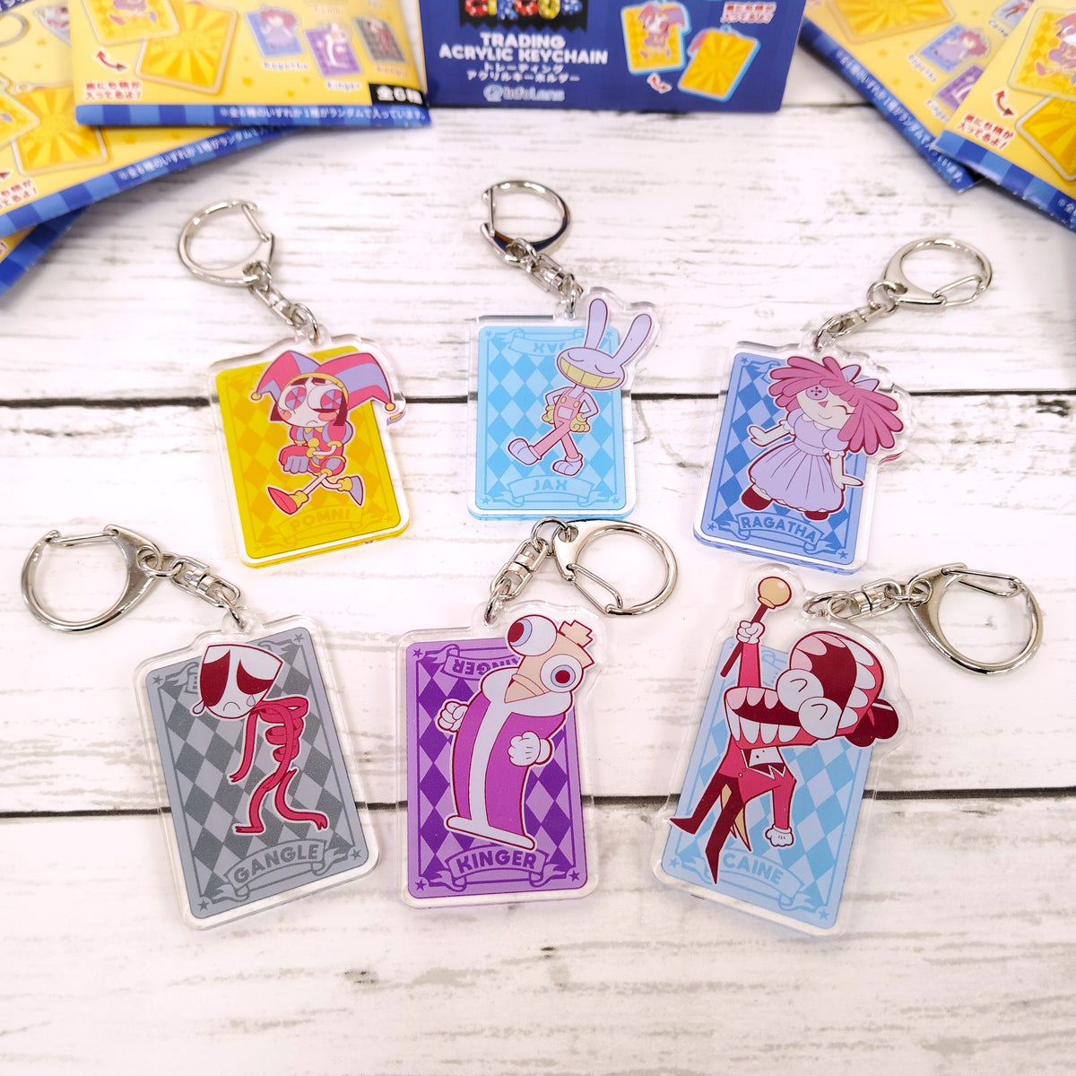 アメイジングデジタルサーカス トレーディングアクリルキーホルダー 