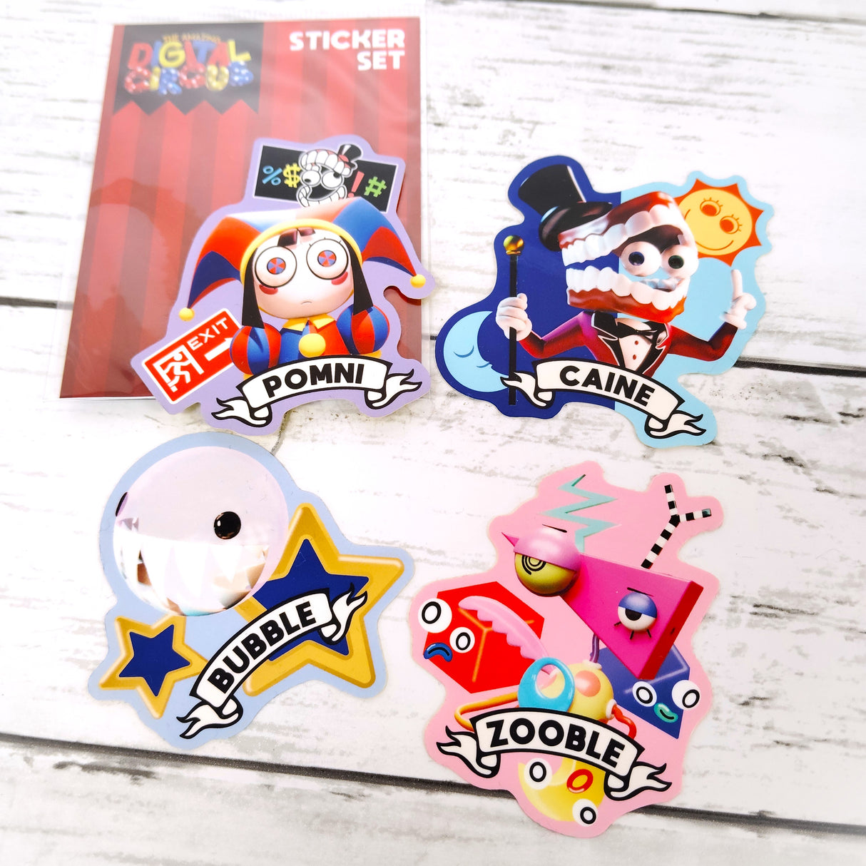 アメイジングデジタルサーカス ダイカットステッカー