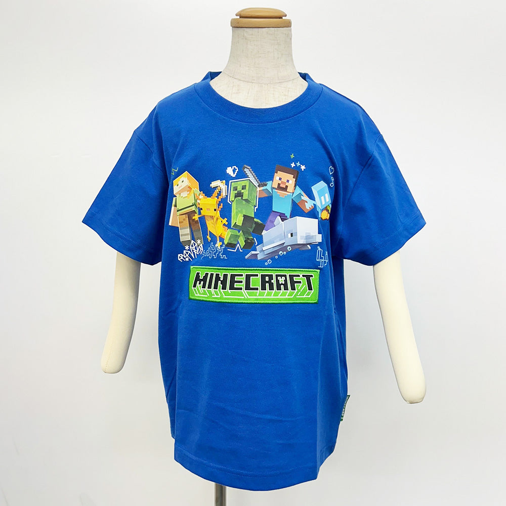 マインクラフト マイクラ天竺アップリケTシャツ
