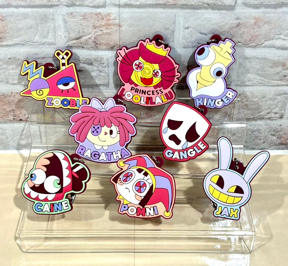 アメイジングデジタルサーカス トレーディングラバーキーホルダー