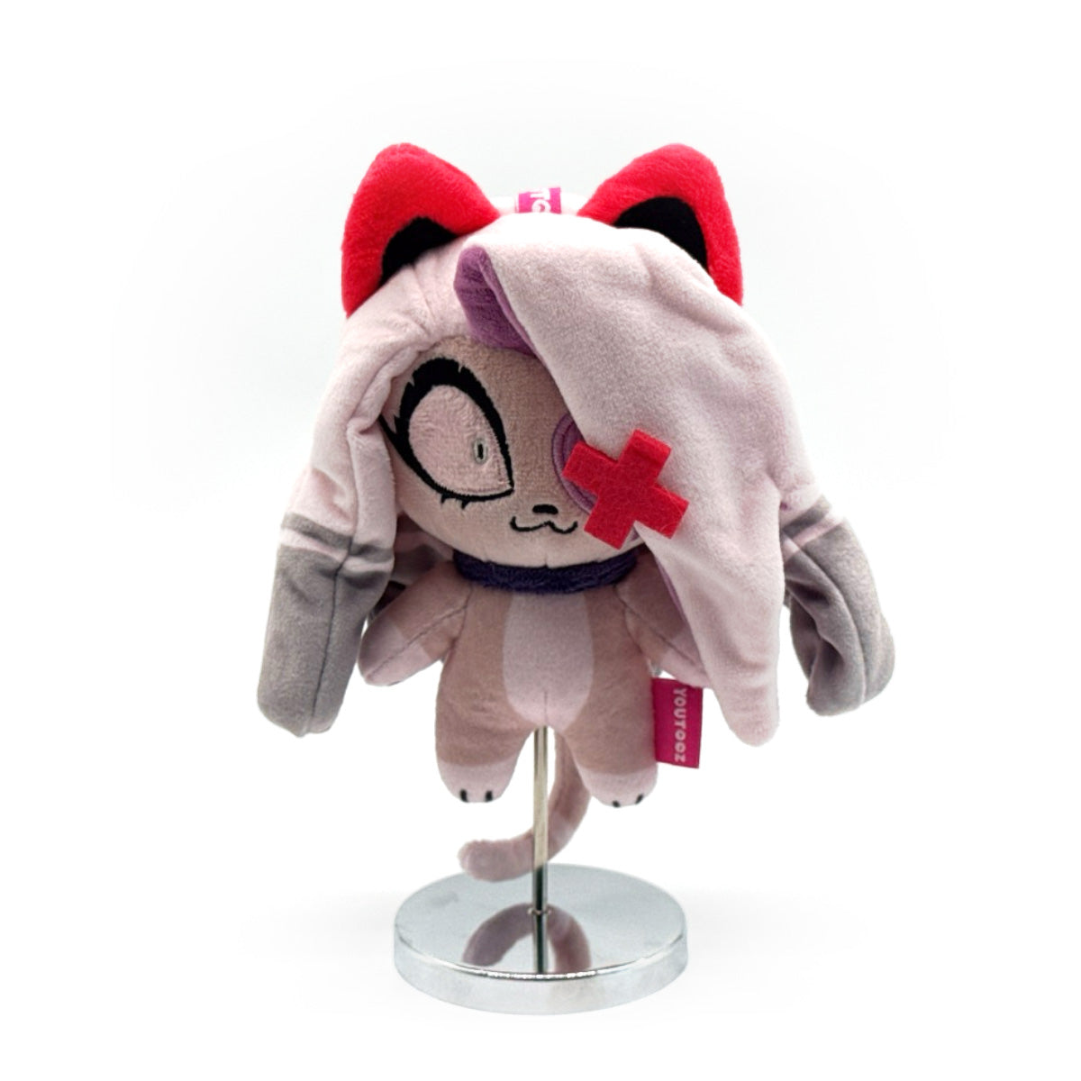 【予約商品】Youtooz Hazbin Hotel ぬいぐるみキーホルダー(キティー ヴァギー)