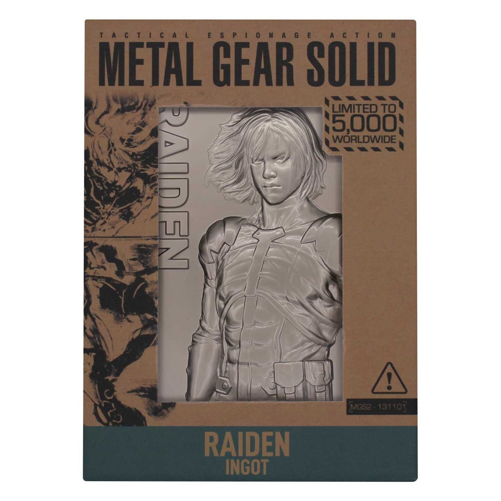 METAL GEAR SOLID 2 SONS OF LIBERTY 雷電 インゴット(シリアルナンバー入り)